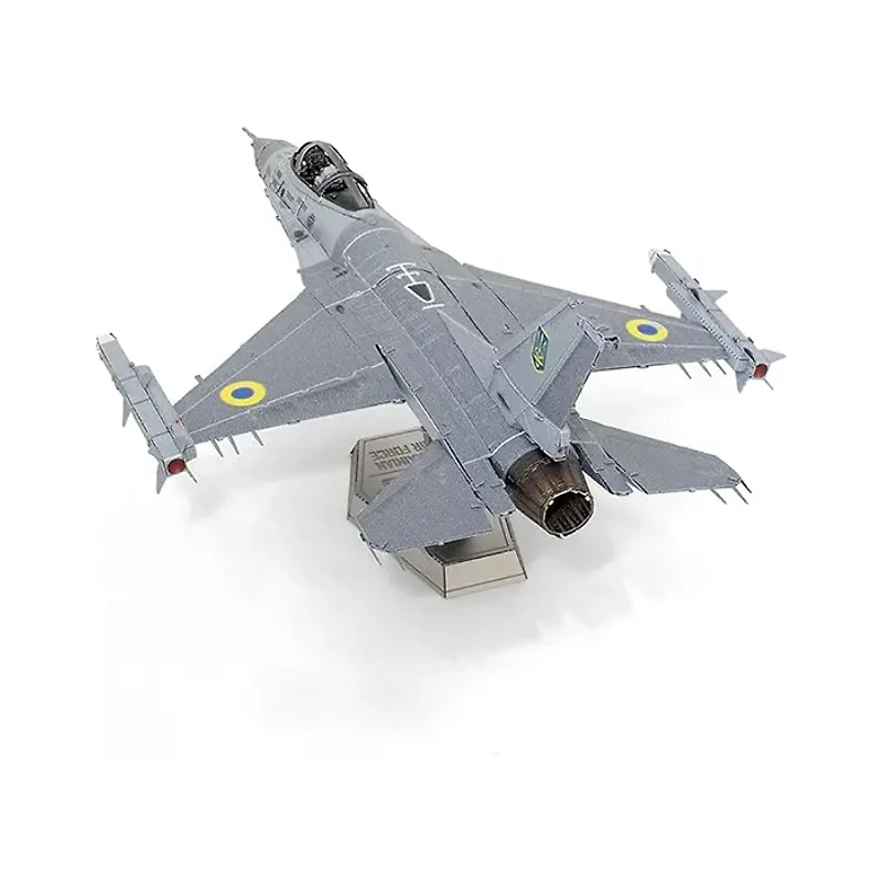 Metal Earth F-16 Fighting Falcon Ukrainian Air Force 3D Metal Model Kit