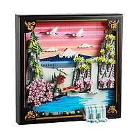 LEGO Art Japanese Cherry Blossom Landscape 1892 Pieces