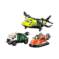 LEGO City Airplane, Service Truck & Hovercraft Remix 990 Pieces