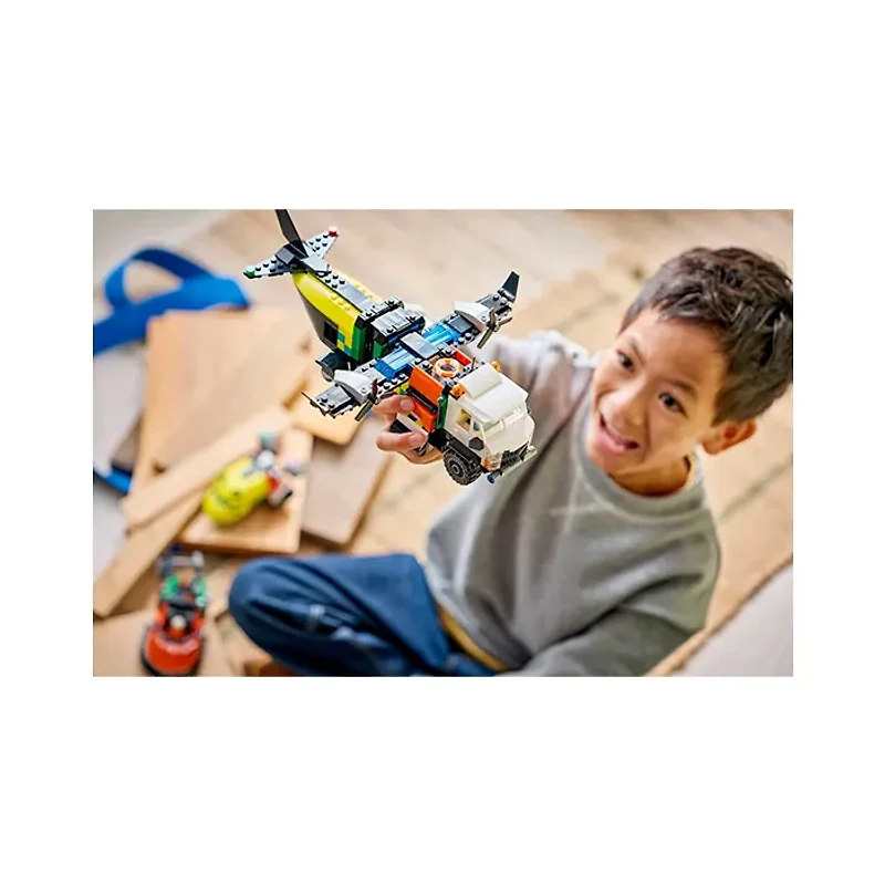 LEGO City Airplane, Service Truck & Hovercraft Remix 990 Pieces