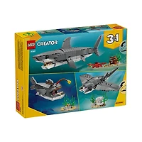 LEGO Creator 3-in-1 Fierce Shark with a Treasure Chest 379 Pieces