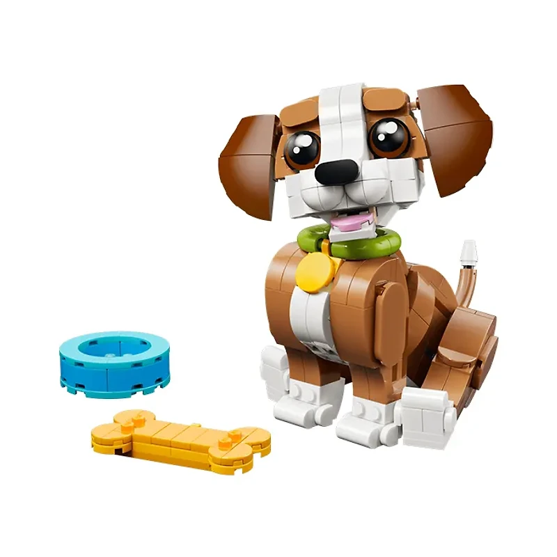 LEGO Creator 3-in-1 Cute Animals: Playful Puppy Dog 336 Pieces