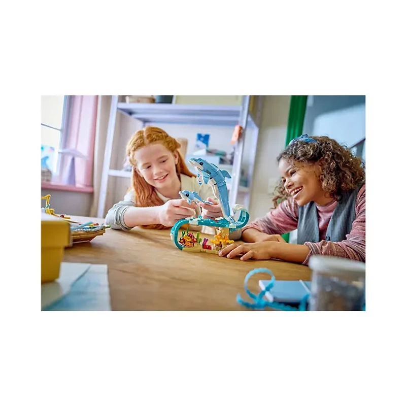 LEGO Creator 3-in-1 Sea Animals: Beautiful Dolphins 542 Pieces