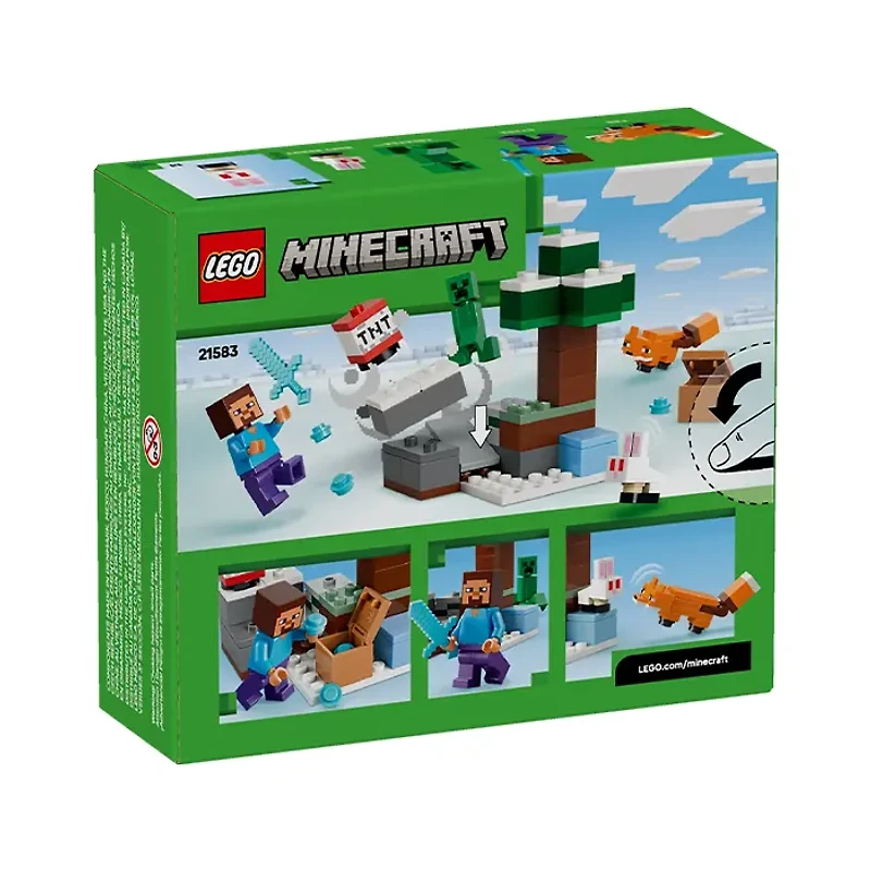 LEGO Minecraft Steve’s Taiga Adventure 79 Pieces