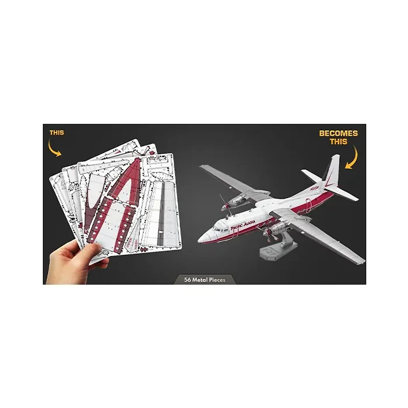 Metal Earth Fairchild F-27 3D Metal Model Kit
