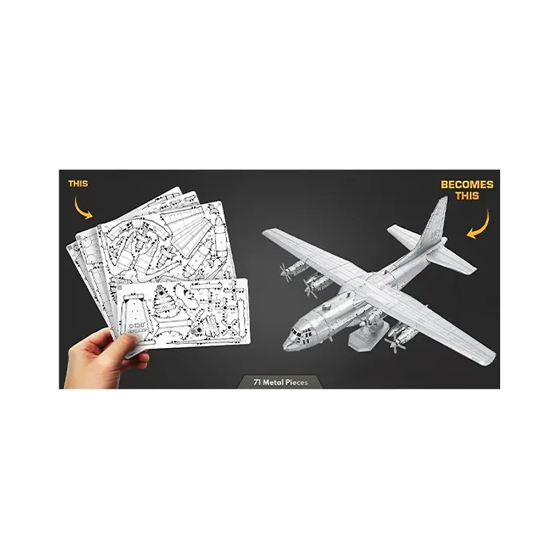 Metal Earth C-130 Hercules 3D Metal Model Kit