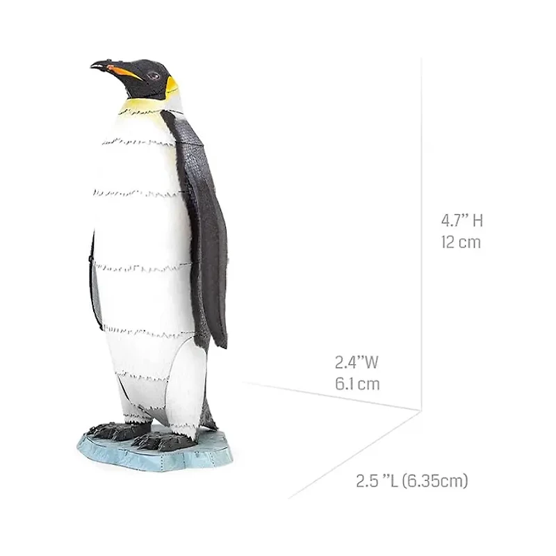 Metal Earth Emperor Penguin 3D Metal Model Kit