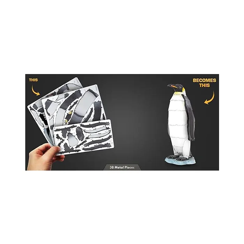 Metal Earth Emperor Penguin 3D Metal Model Kit