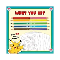 Pokémon Color Your Own Fuzzy Stickers