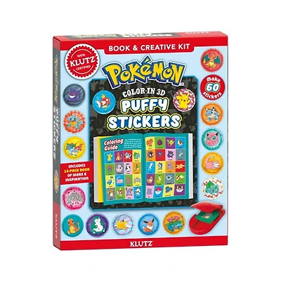 Pokémon Color-In 3D Stickers