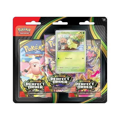 Pokémon TCG: Mega Evolution 3: Perfect Order: 3-Booster Blister Carton