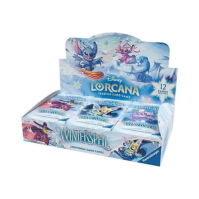 Disney Lorcana Set 11 Winterspell Booster Display