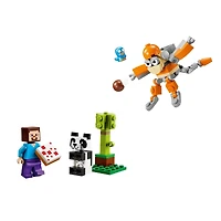 LEGO  Steve +Baby Panda MINECR 35 Pieces