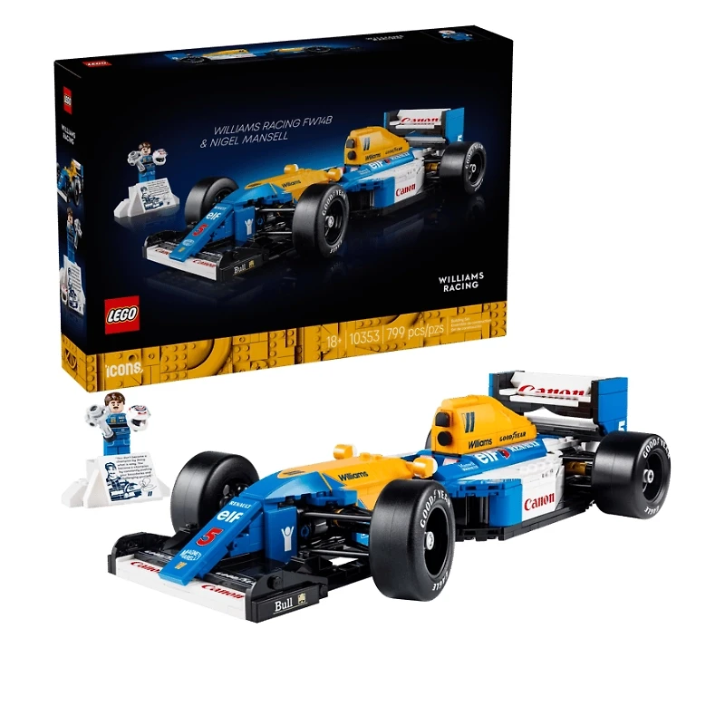 LEGO LEGO® Icons Williams Racing FW14B & Nigel Mansell 799 Pieces