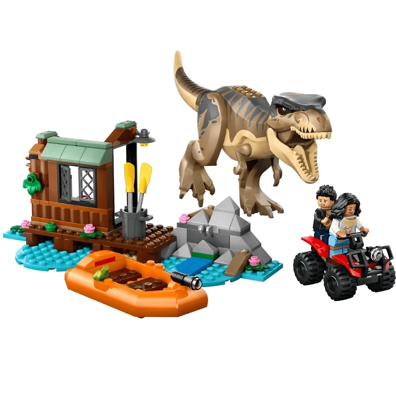 LEGO  Jurassic World T. rex River Escape 199 Pieces