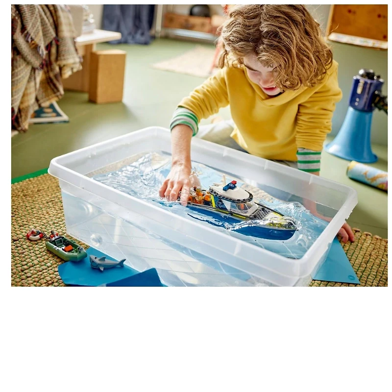 LEGO City Police Boat Chase 264 Pieces