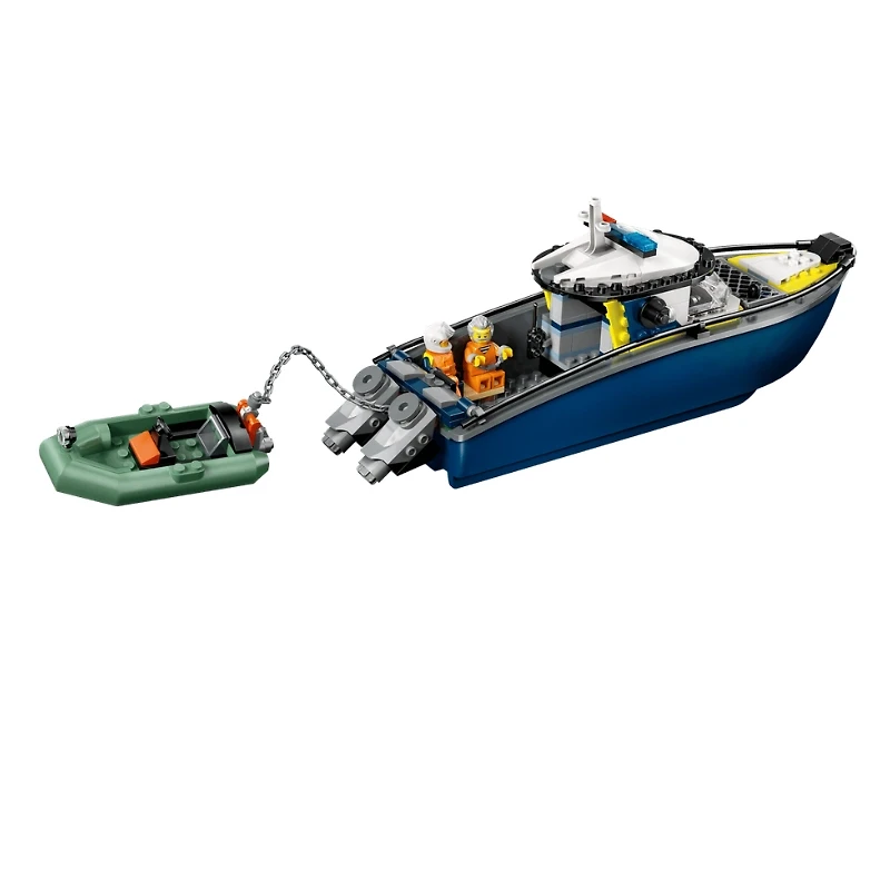 LEGO City Police Boat Chase 264 Pieces