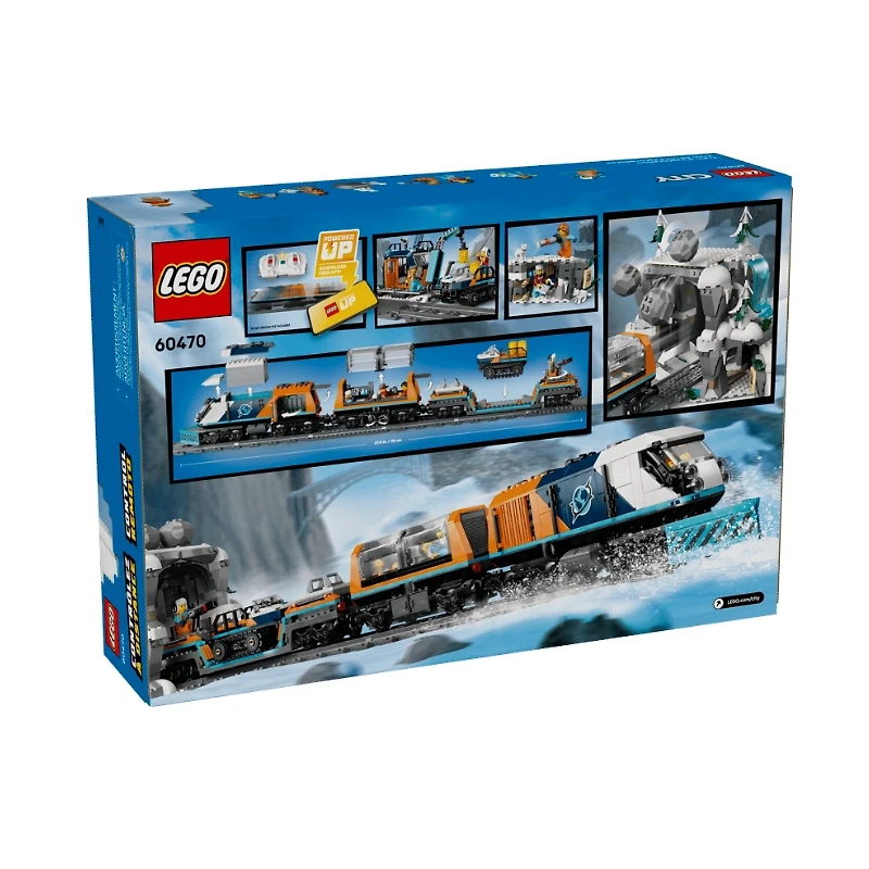 LEGO City Explorers’ Arctic Polar Express Train 1517 Pieces