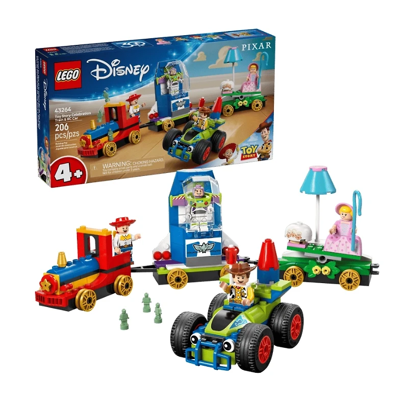 LEGO Disney™ Toy Story Celebration Train & RC Car 206 Pieces