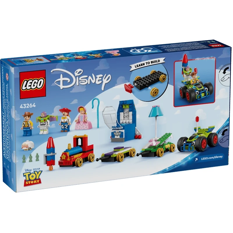 LEGO Disney™ Toy Story Celebration Train & RC Car 206 Pieces