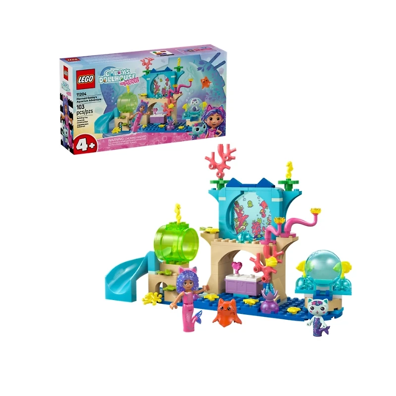 LEGO  Gabby’s Dollhouse Mermaid Gabby’s Aquarium Adventure103
Pieces