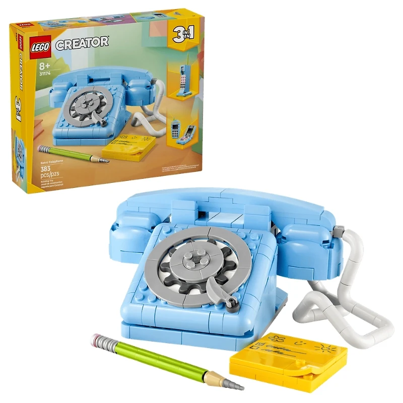 LEGO Retro Telephone Creator 3-in-1 383 piecs