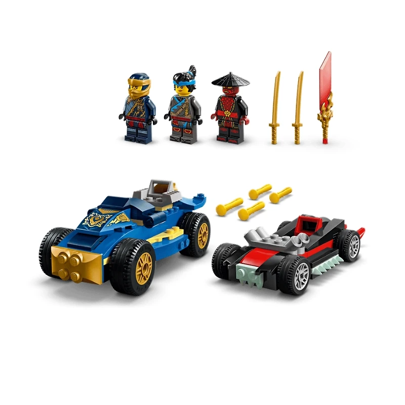 LEGO NINJAGO Rogue vs. Drix Race Car Duel 111 Pieces