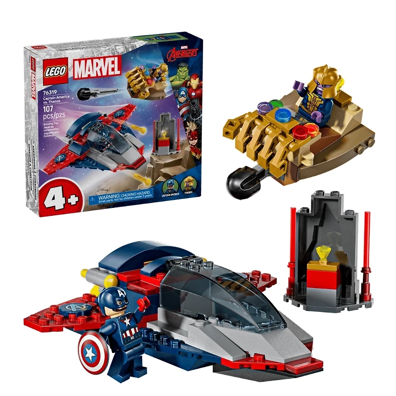 LEGO Marvel Captain America vs. Thanos 107 Pieces