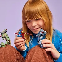 LEGO Marvel Iron Man & War Machine vs. Hammer Drones 204 Pieces