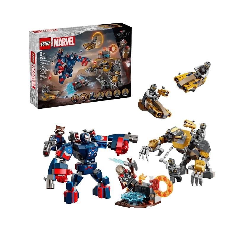LEGO Marvel Avengers: Endgame Thor vs. Chitauri 373 Pieces