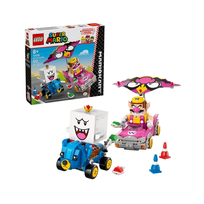 LEGO MK WARIO & KING BOO 512PCS 8+