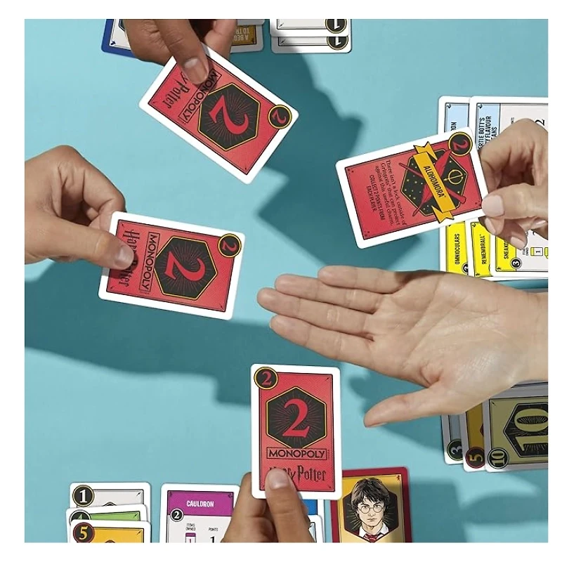 Monopoly Deal: Harry Potter Card Game | Family Games for Kids and Adults |