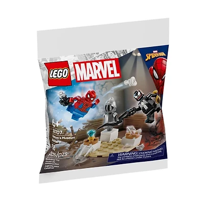 LEGO Marvel Venom’s Museum Robbery Building Set – with Spider-Man and Venom Minifigures 36 Pieces