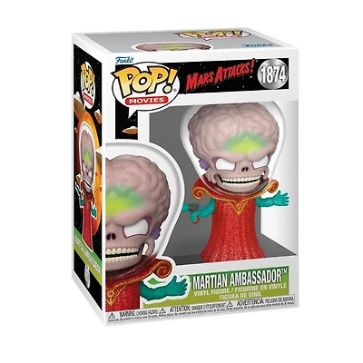 Funko Pop Movies: Mars Attacks – Alien Leader​ – Martian Ambassador