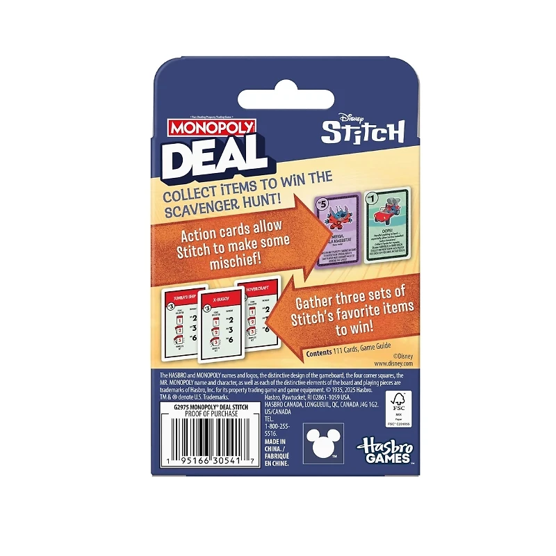 Monopoly Deal Stitch