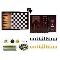 10 Game Set – Mancala, Chinese Checkers, Roll Em and More!