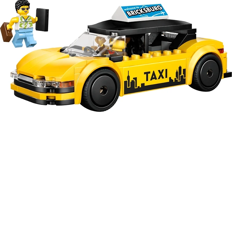 LEGO City Yellow Taxi 122 Pieces