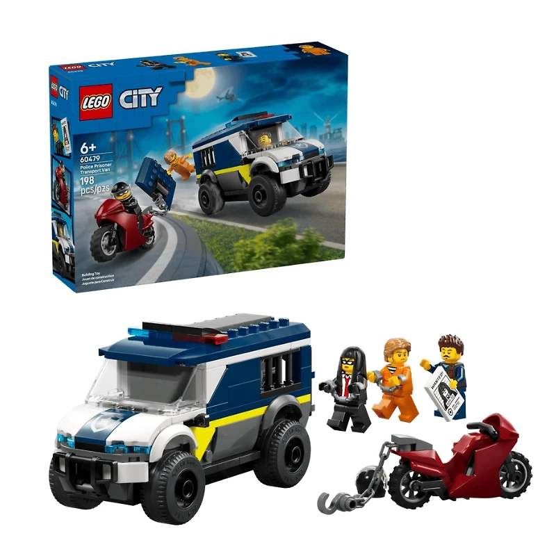 LEGO City Police Prisoner Transport Van 198 Pieces
