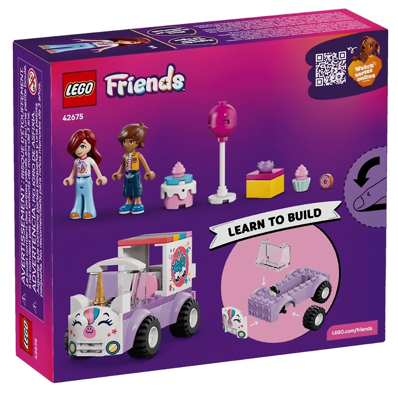 LEGO Friends Unicorn Cake Delivery Car 67 Pieces
