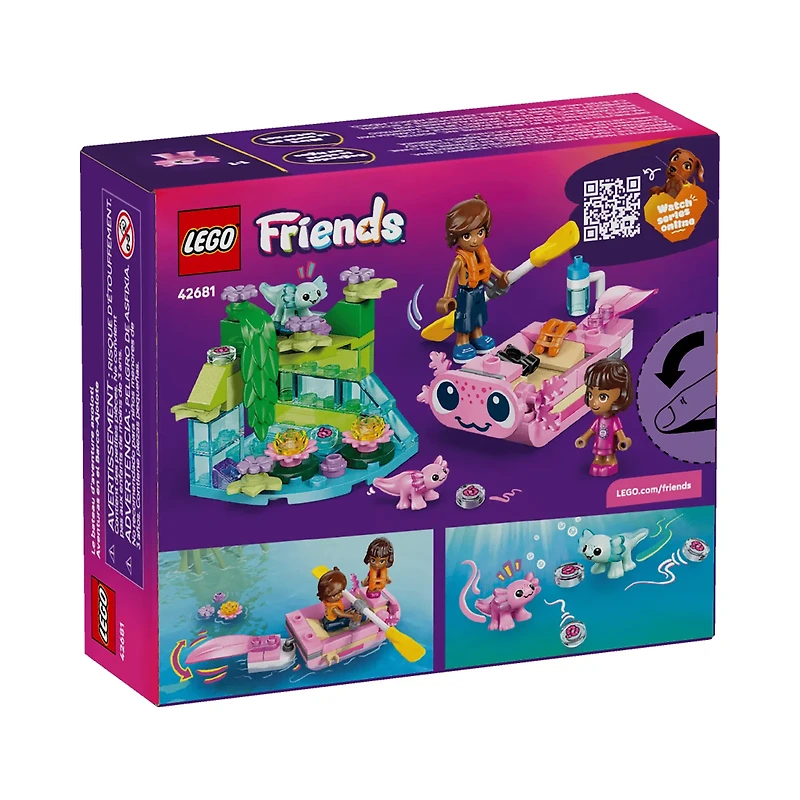 LEGO Friends Axolotl Adventure Boat 95 Pieces