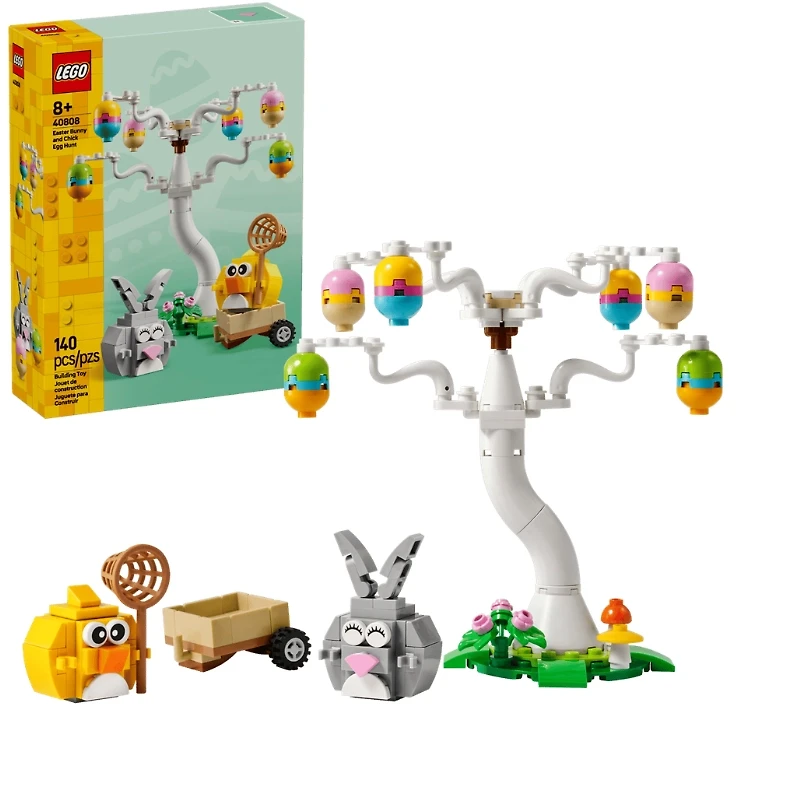 LEGO Other Easter Bunny and Chick Egg Hunt 140 Pieces