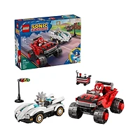 LEGO Sonic the Hedgehog™ Silver’s Car vs. Knuckles’ Monster Truck 378 Pieces