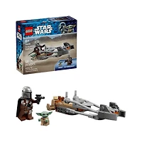 LEGO Star Wars The Mandalorian & Grogu’s Speeder Bike 58 Pieces
