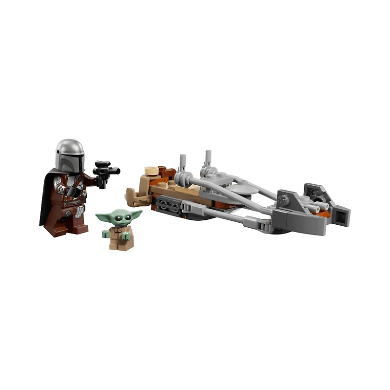 LEGO Star Wars The Mandalorian & Grogu’s Speeder Bike 58 Pieces