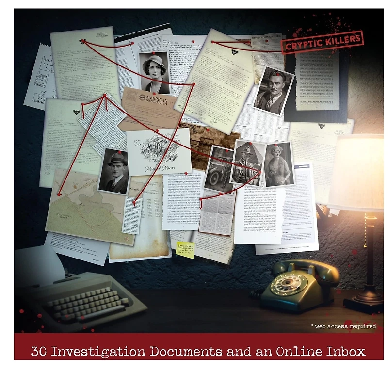 Cryptic Killers Unsolved Murder Mystery Game