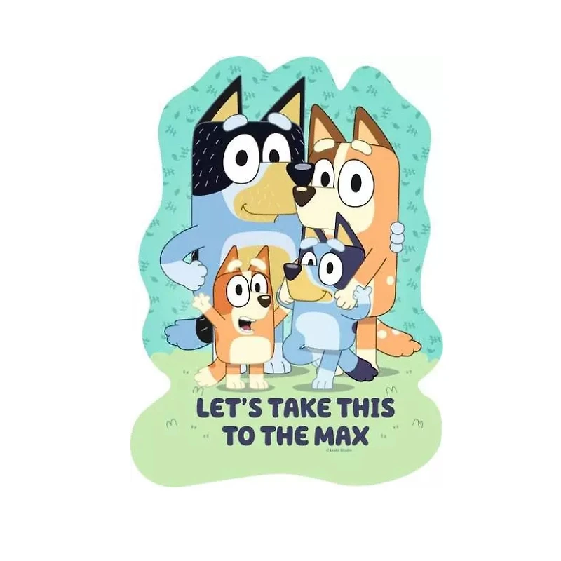 Bluey 4 Large Shaped Puzzles