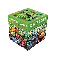 Magic Square Tile Puzzle: Frogs – 25 Pieces – Quite Challenging for Ages 8 and Up