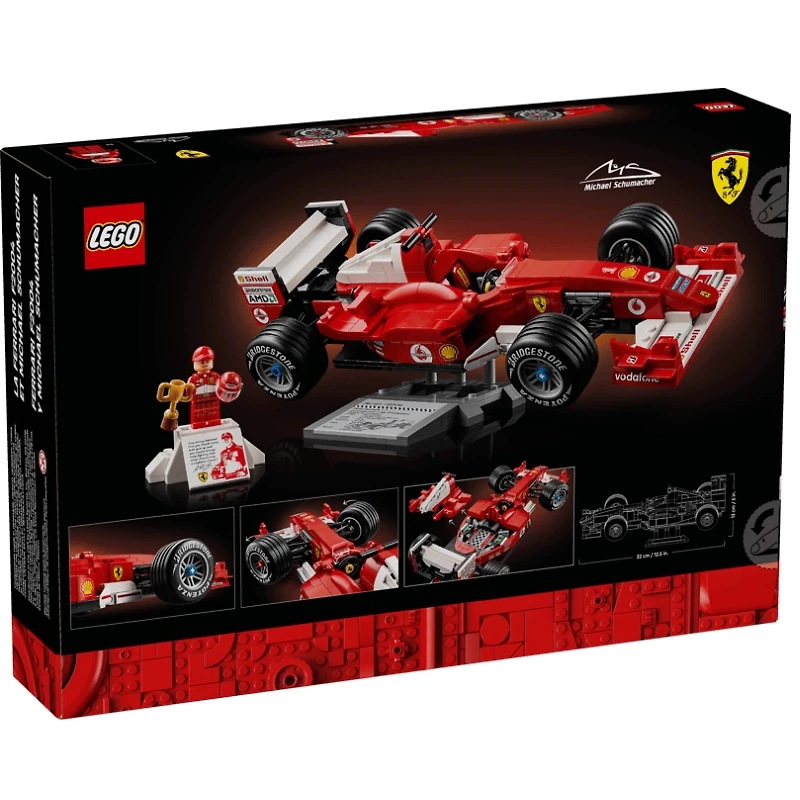 LEGO Icons Ferrari F2004 & Michael Schumacher 735 Pieces