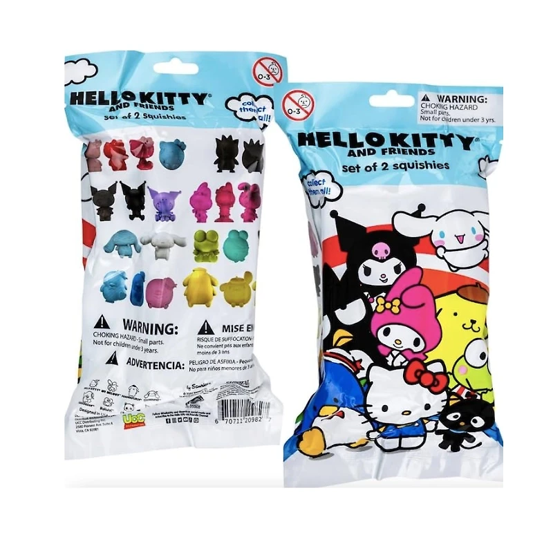 Hello Kitty & Friends Squishy 2-Pack Blind Bag