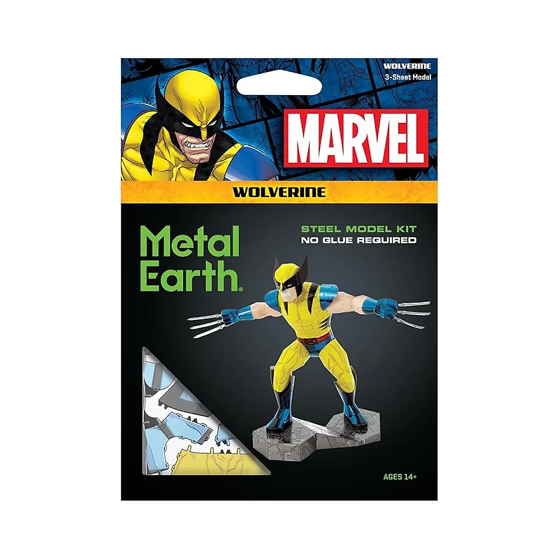 Metal Earth X-Men Wolverine 3D Metal Model Kit